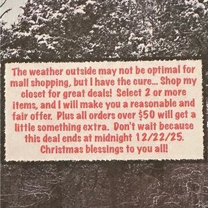 Holiday Shopping Promotion